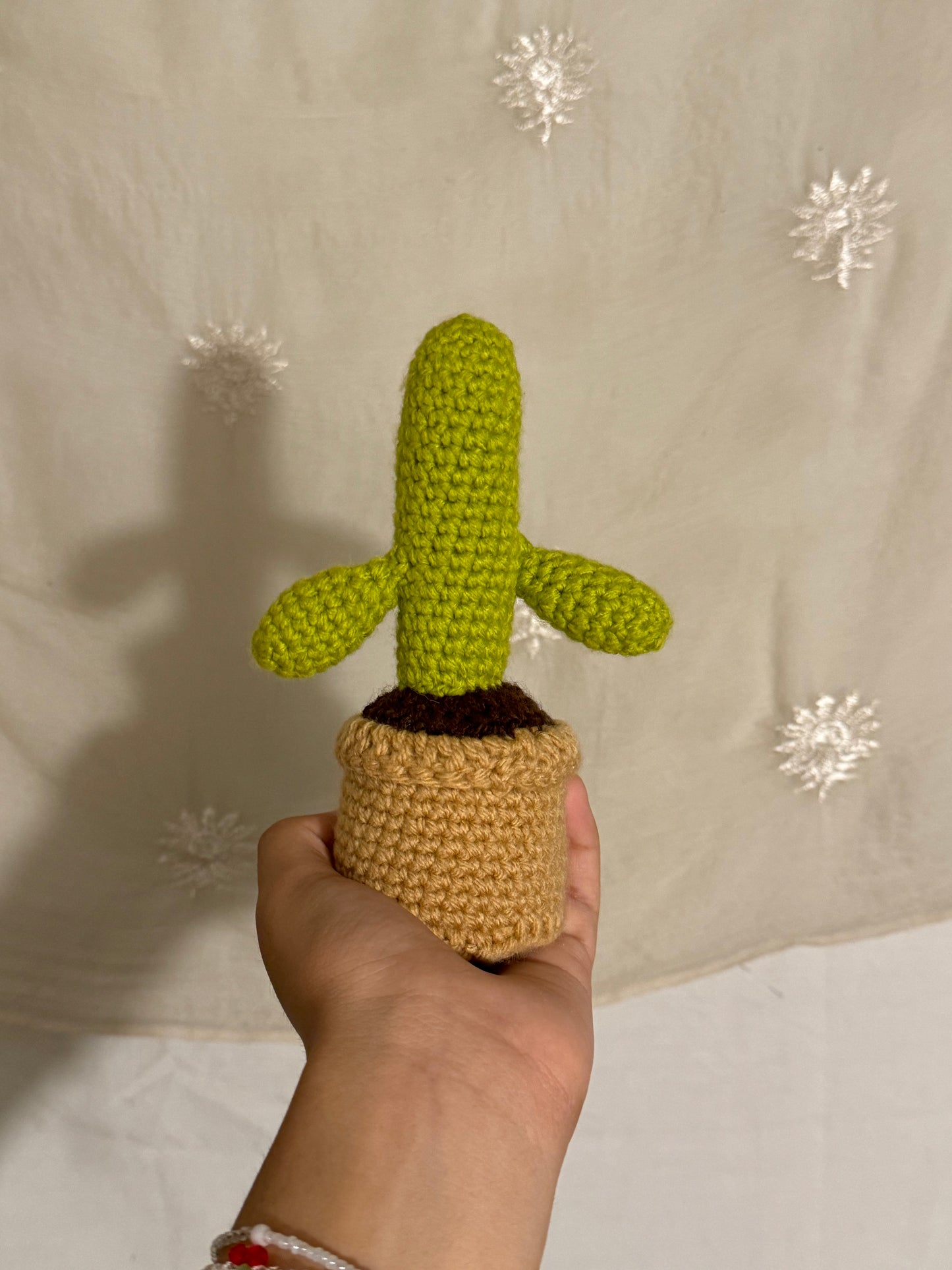 Cactus Crochet Pot
