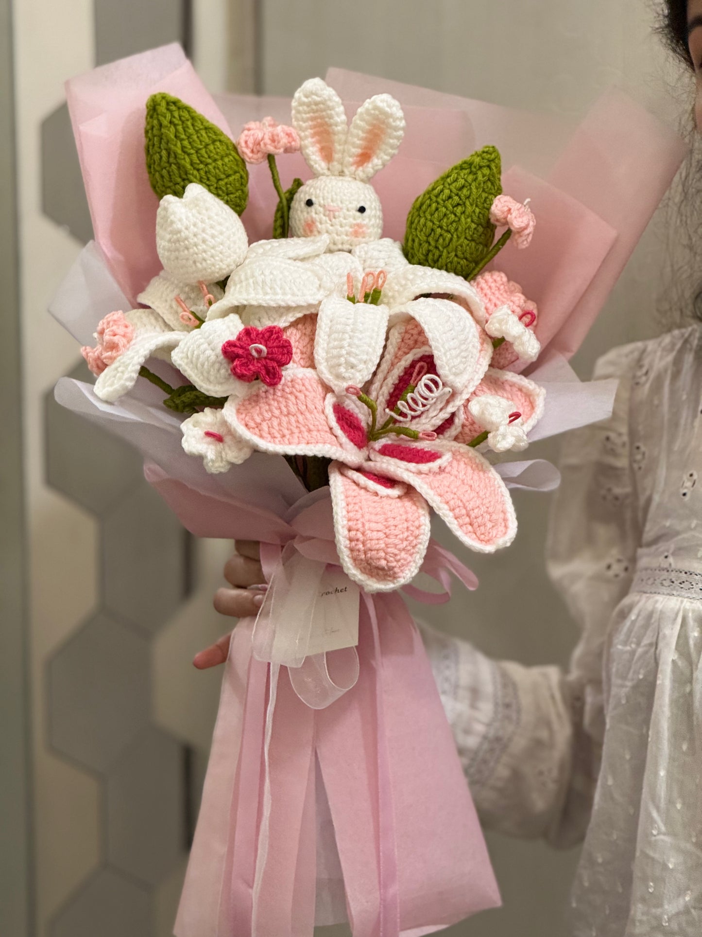 Lily Meadow Crochet Bouquet🌼🌸