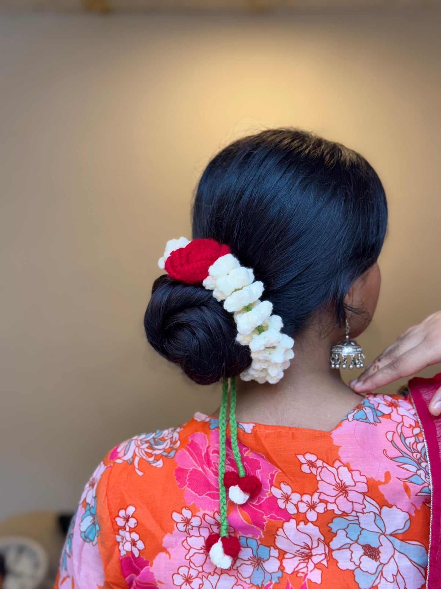 ๐ธ Handmade Crochet Gajra