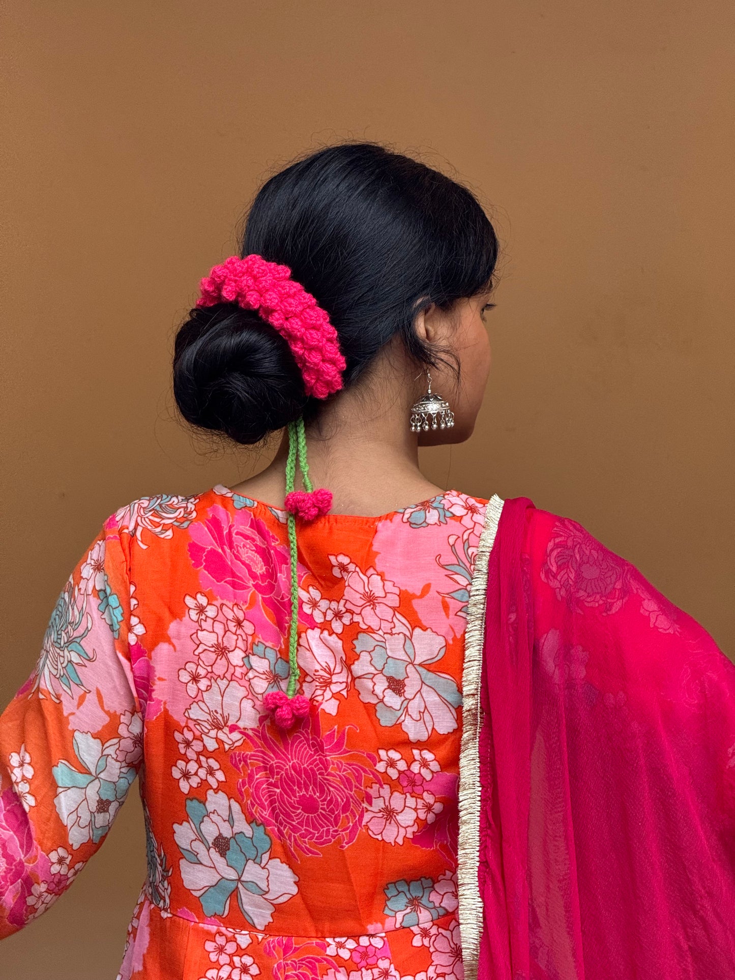 ๐ธ Handmade Crochet Gajra