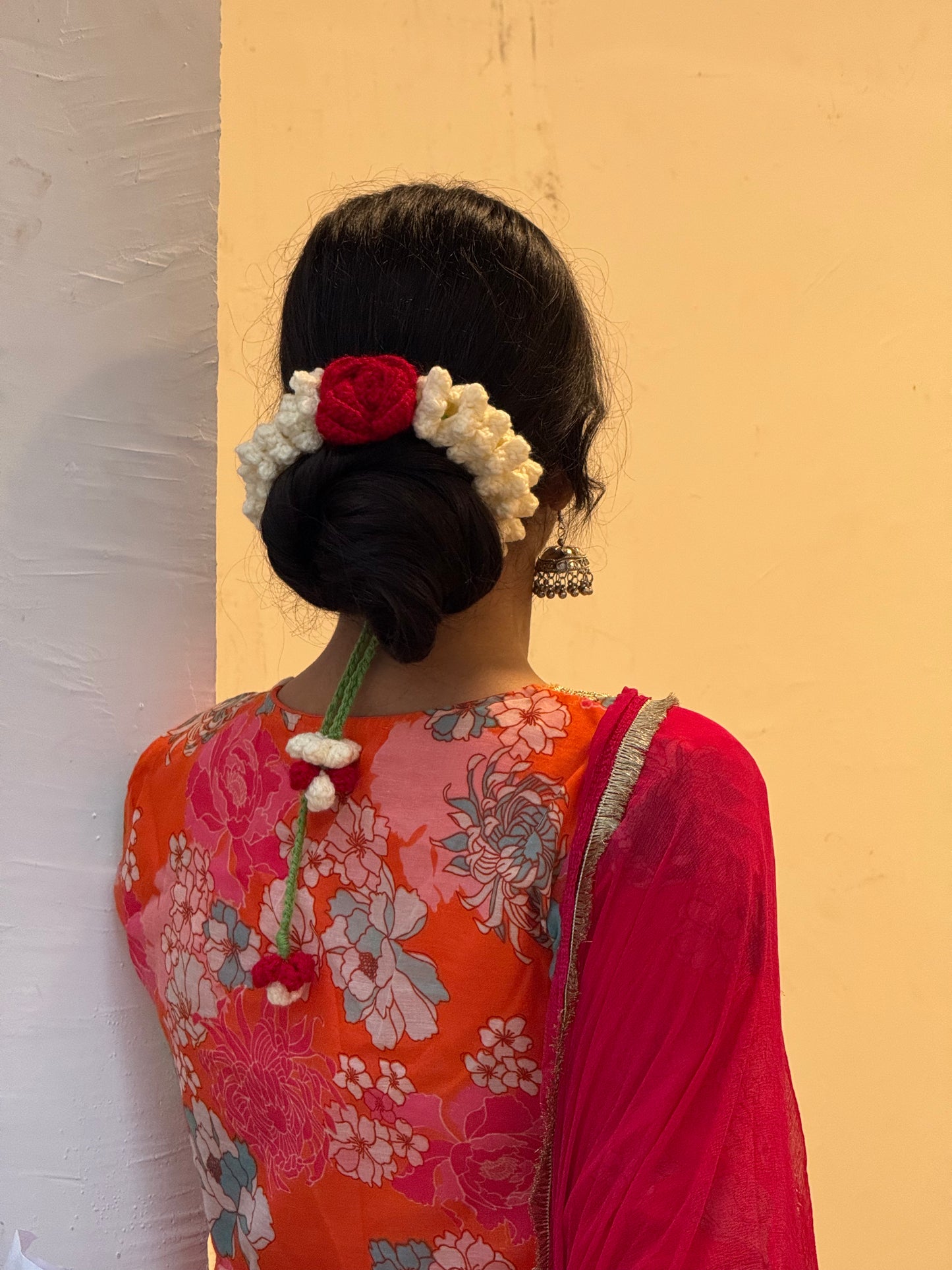 ๐ธ Handmade Crochet Gajra