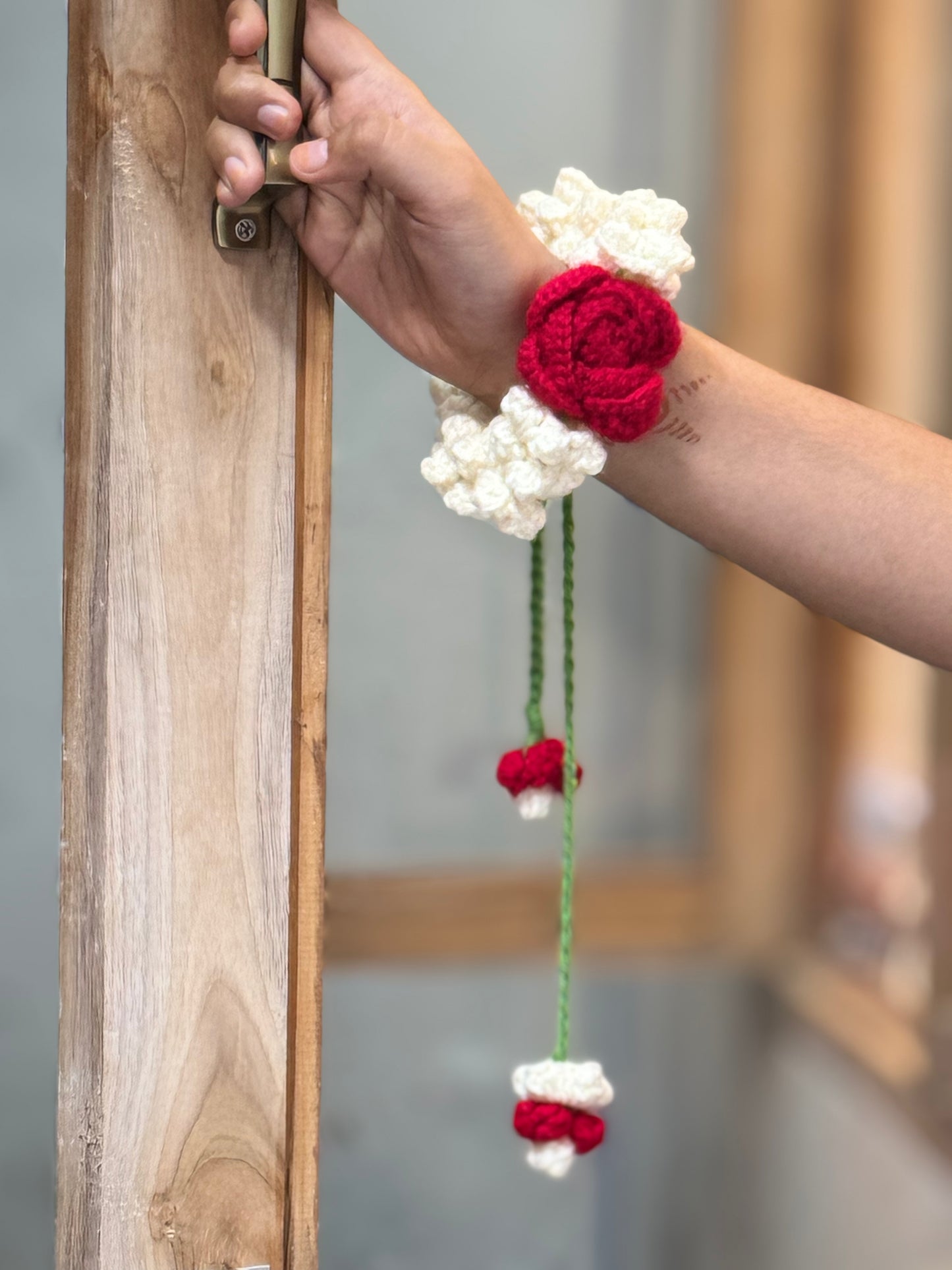 ๐ธ Handmade Crochet Gajra