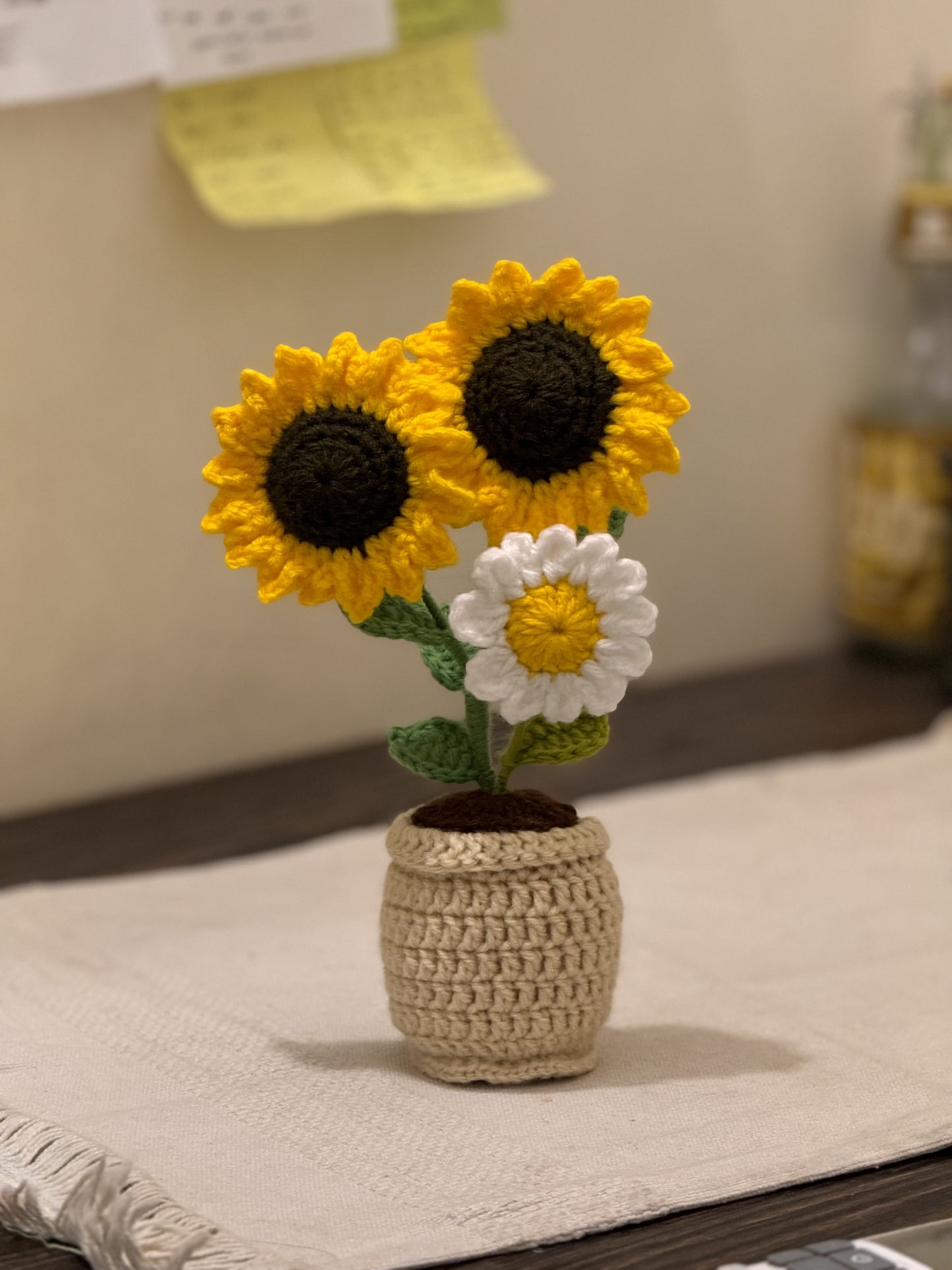 Sunflowers & Daisy Pot