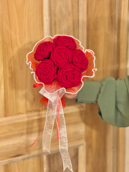 Roselle Crochet Bouquet🌹