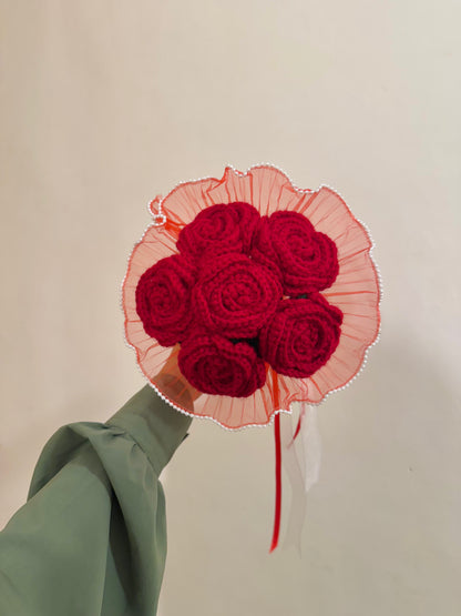 Roselle Crochet Bouquet🌹