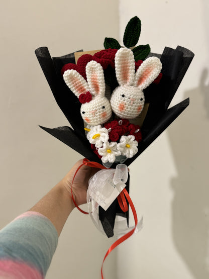 Bunny Love Crochet Bouquet🐰❣️