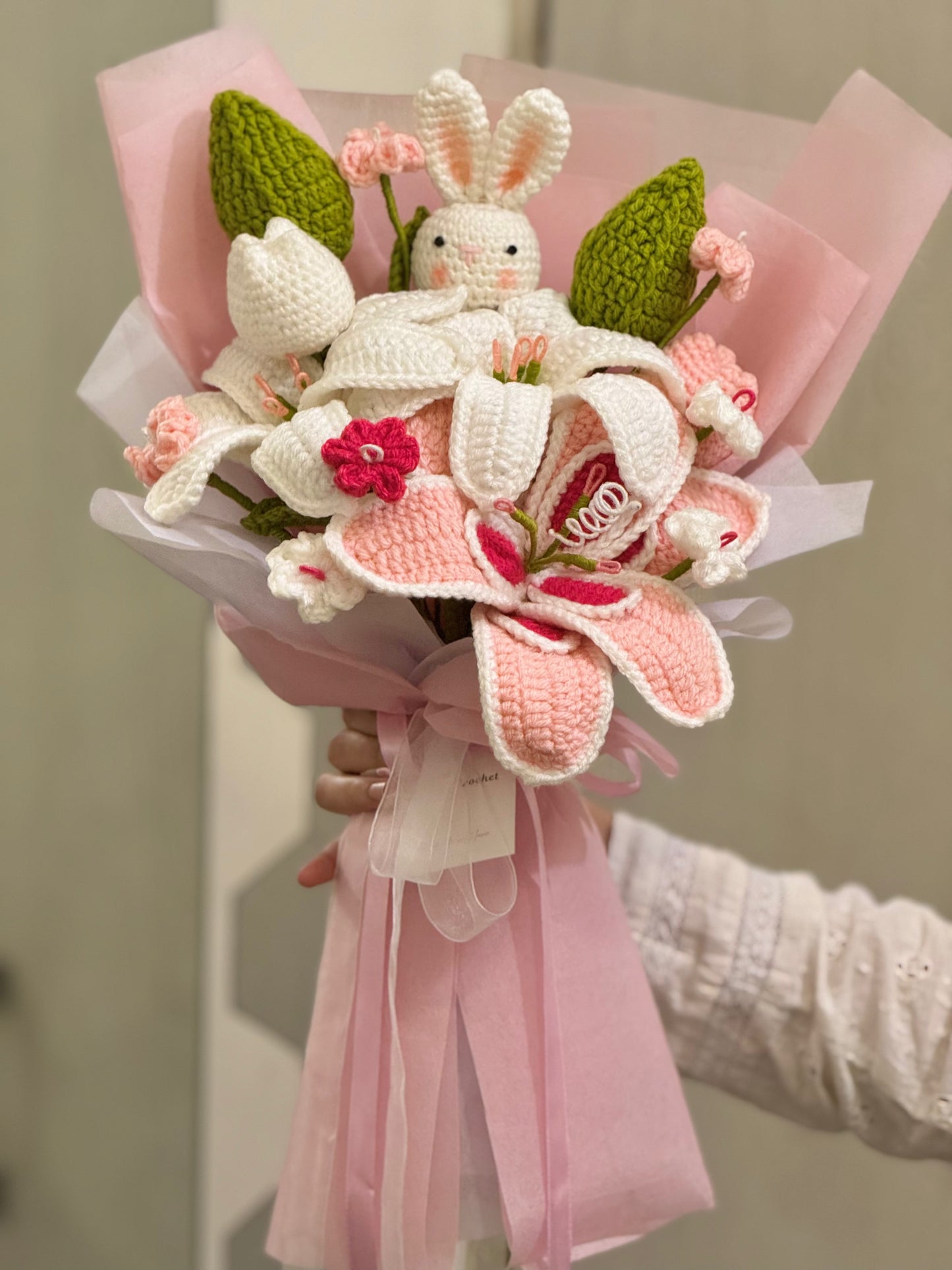 Lily Meadow Crochet Bouquet🌼🌸