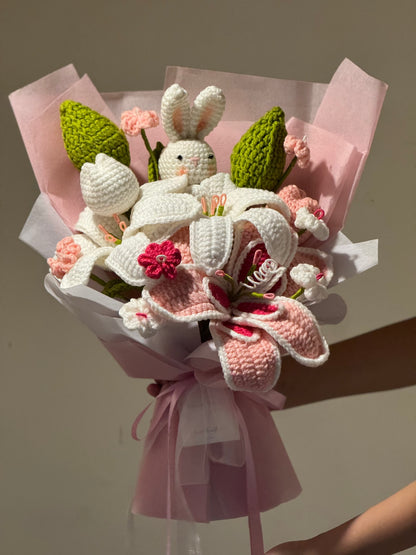Lily Meadow Crochet Bouquet🌼🌸