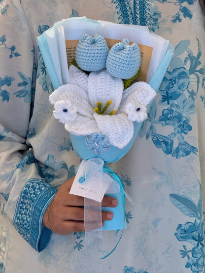 🌷Tulip Grace Crochet Bouquet