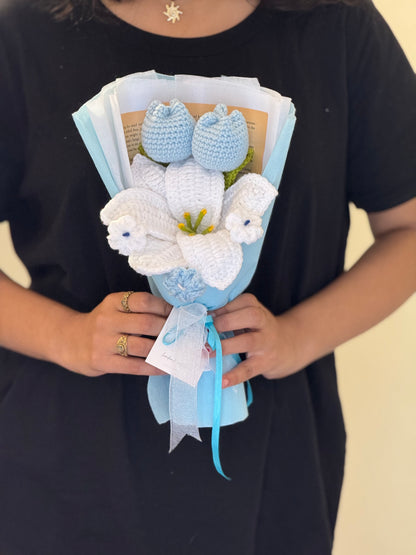 🌷Tulip Grace Crochet Bouquet