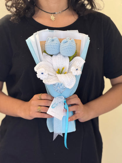 🌷Tulip Grace Crochet Bouquet