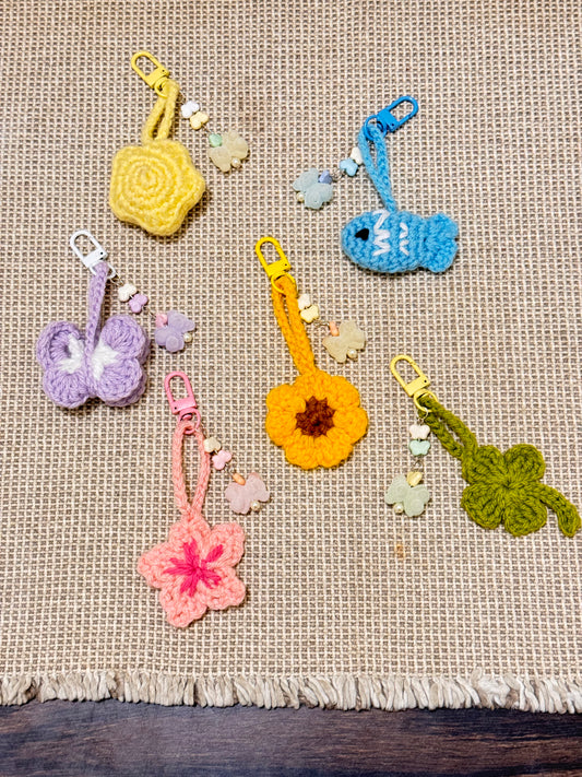 🌸 Blossom Buddies Crochet Keychains 🌸